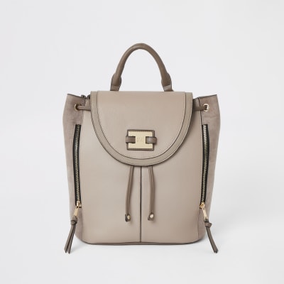 Rucksack in hellem Beige