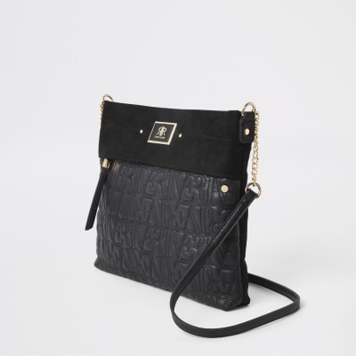 Black RI stitch messenger
