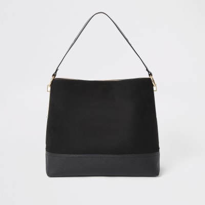 Black slouch bag