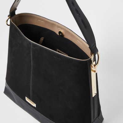Black slouch bag