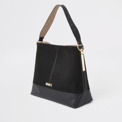 Black slouch bag