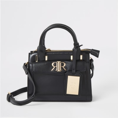 river island cross body bag black