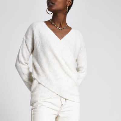 Wickeloberteil in Creme