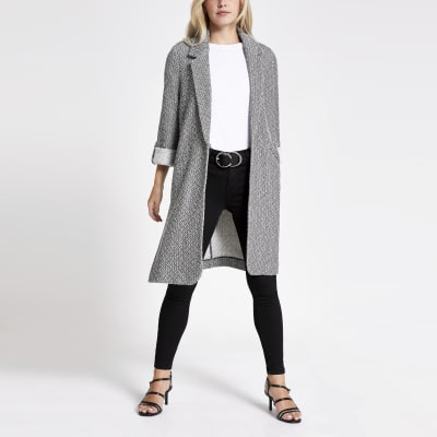 Petite – Schwarze Jersey-Jacke