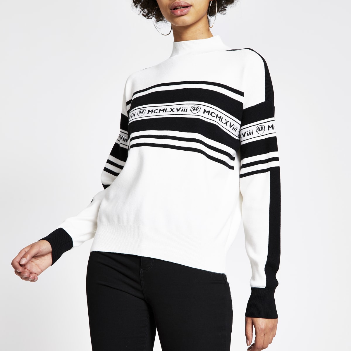 Crème 'MCMLXVIII' pullover