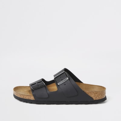 Birkenstock – Arizona – Sandales noires à deux brides