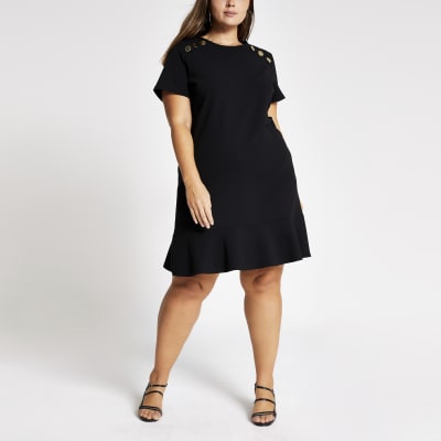 peplum shift dress