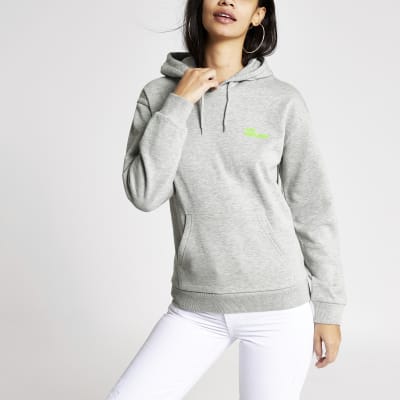 Tee & Cake grauer Kapuzenpullover „Lost Weekends“