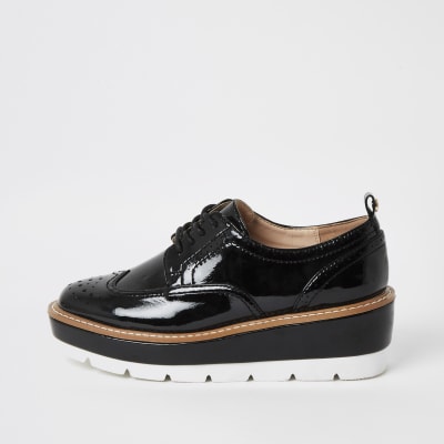 womens flatform brogues