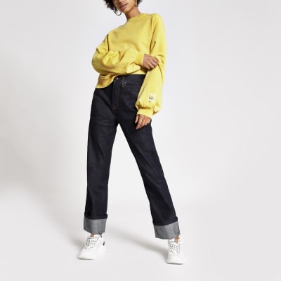 Dua Lipa x Pepe Jeans - Sweatshirt in Gelb