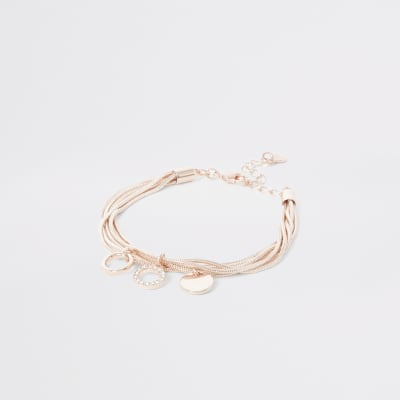 Bracelet multirang or rose