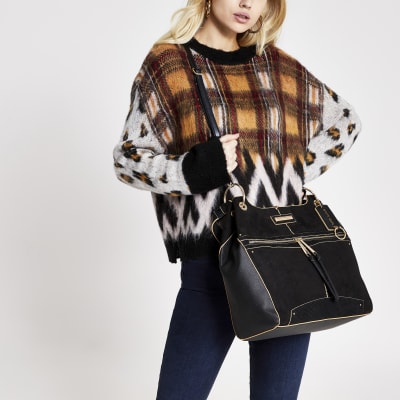 Sac souple utilitaire noir zippé