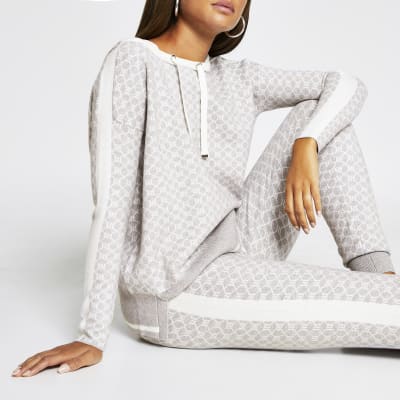 river island grey hoodie