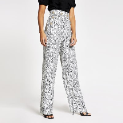 Wide Leg Trousers Palazzo Pants Wide Leg River Island