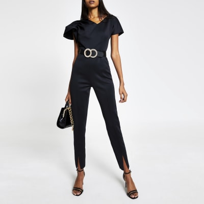 tapered leg jumpsuit