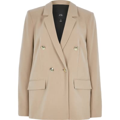 Double Breasted Structured Blazer