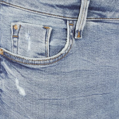 Plus blue Amelie mid rise skinny jeans