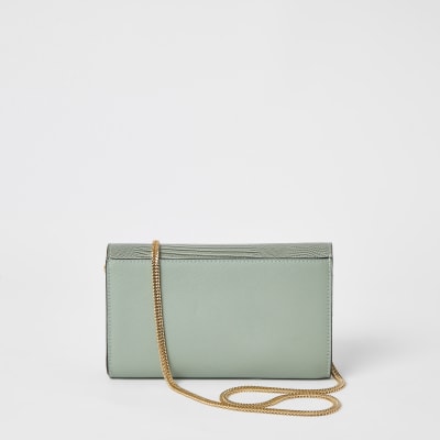 Mini sac vert texturé