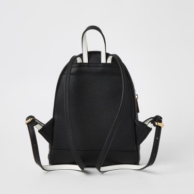 Black 'River' mini backpack