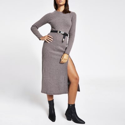 river island jersey dress