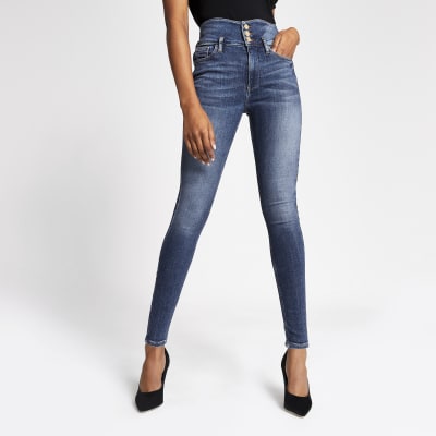 blue rise denim