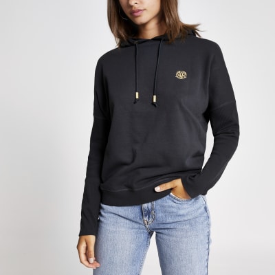 river island black sweatshirt