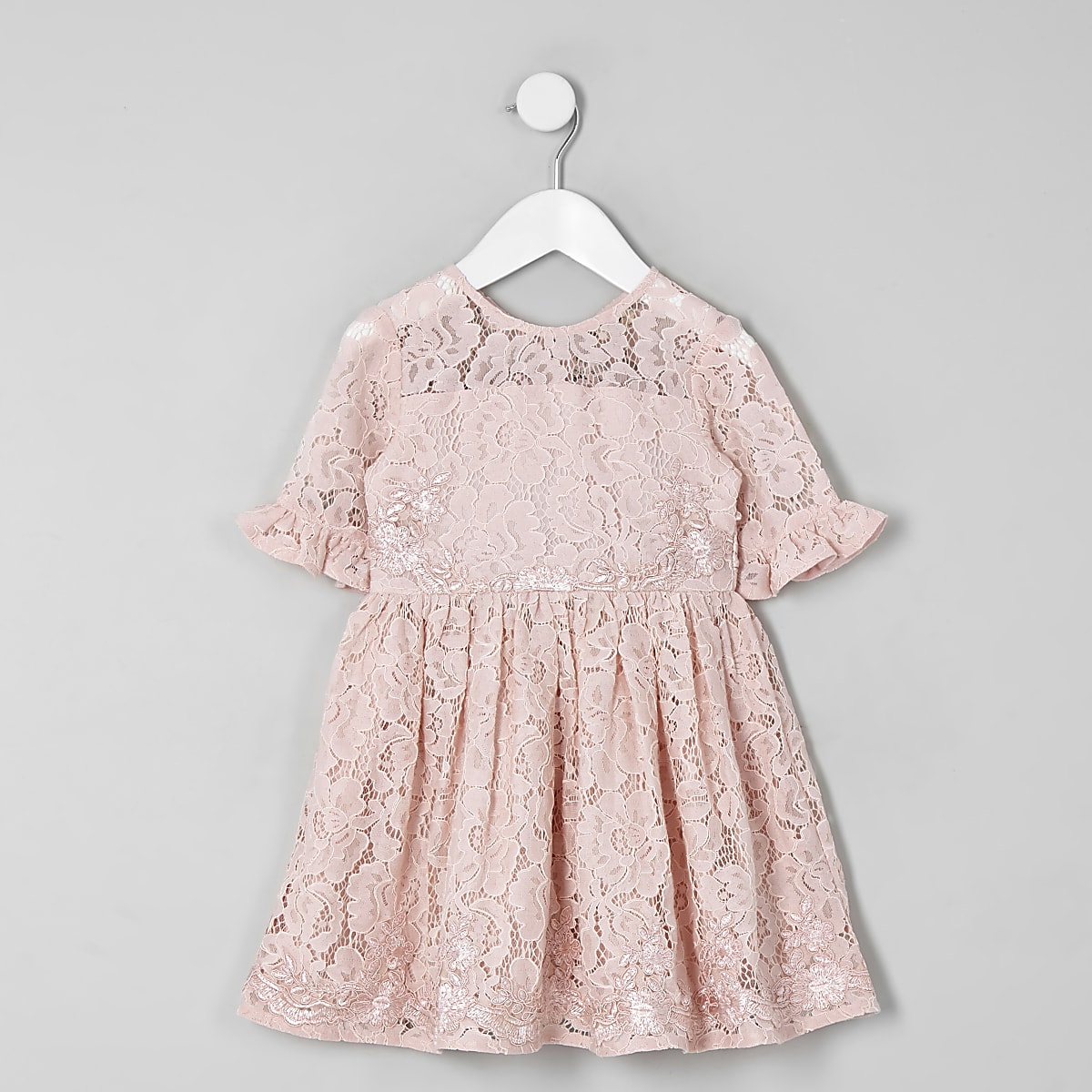 Pink Bow in Back Prom Dress