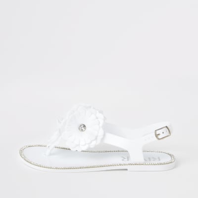 river island jelly flip flops