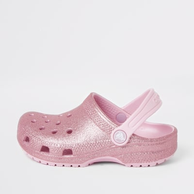 girls crocs pink