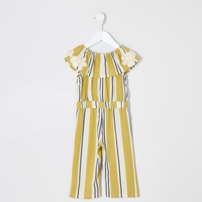 river island yellow jumpsuit