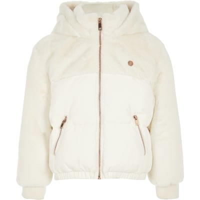 river island hooded padded jacket