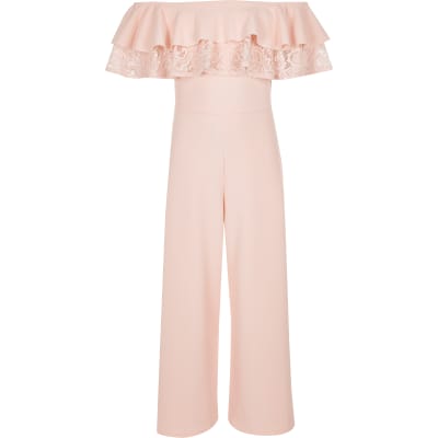 Girls' Clothing (2-16 Years) river island pink jumpsuit 11-12 years ...