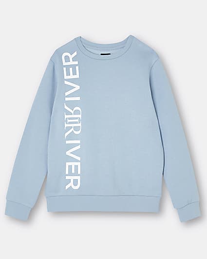 Age 13+ boys blue River branded sweatshirt