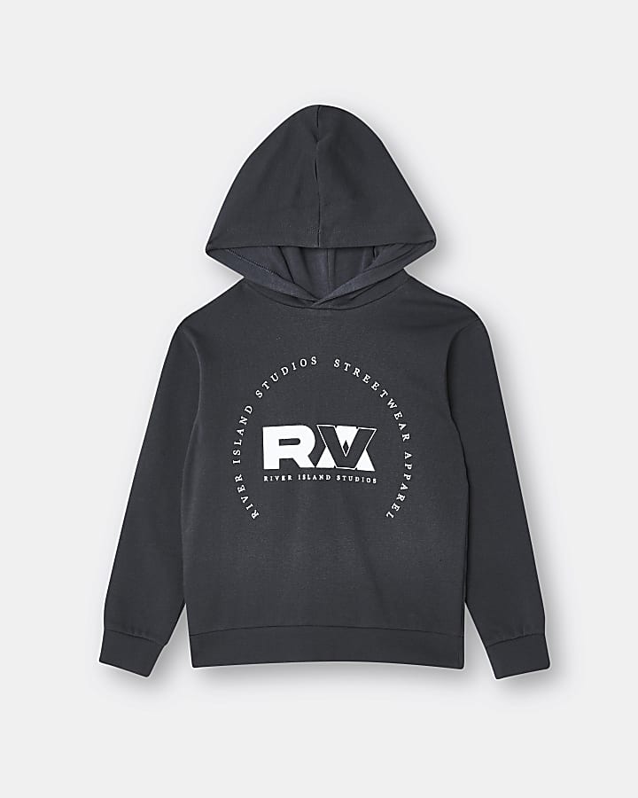 Age 13+ boys grey RVR hoodie