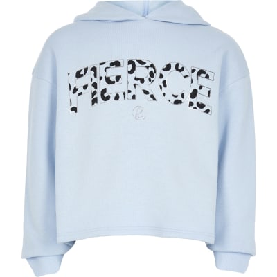 girls blue hoodie