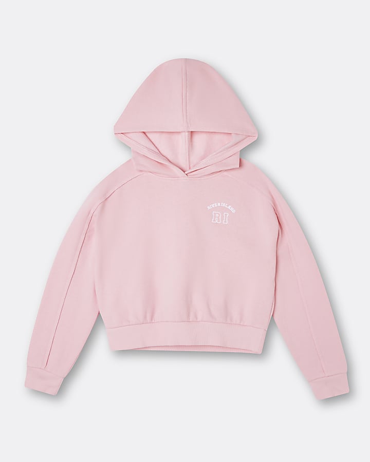 Age 13+ girls pink RI hoodie