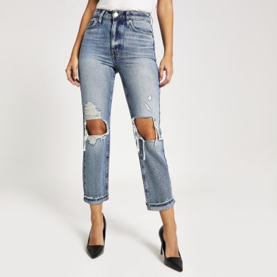 authentic denim mom jeans