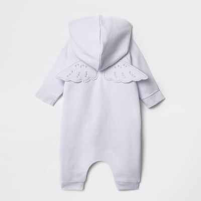 hooded baby grow