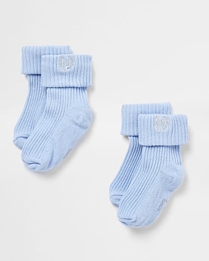 Baby blue RI socks 2 pack