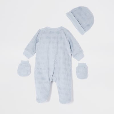 baby blue sleepsuits