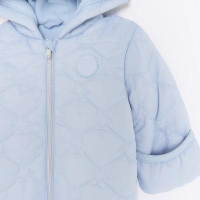 River island snowsuit store blue