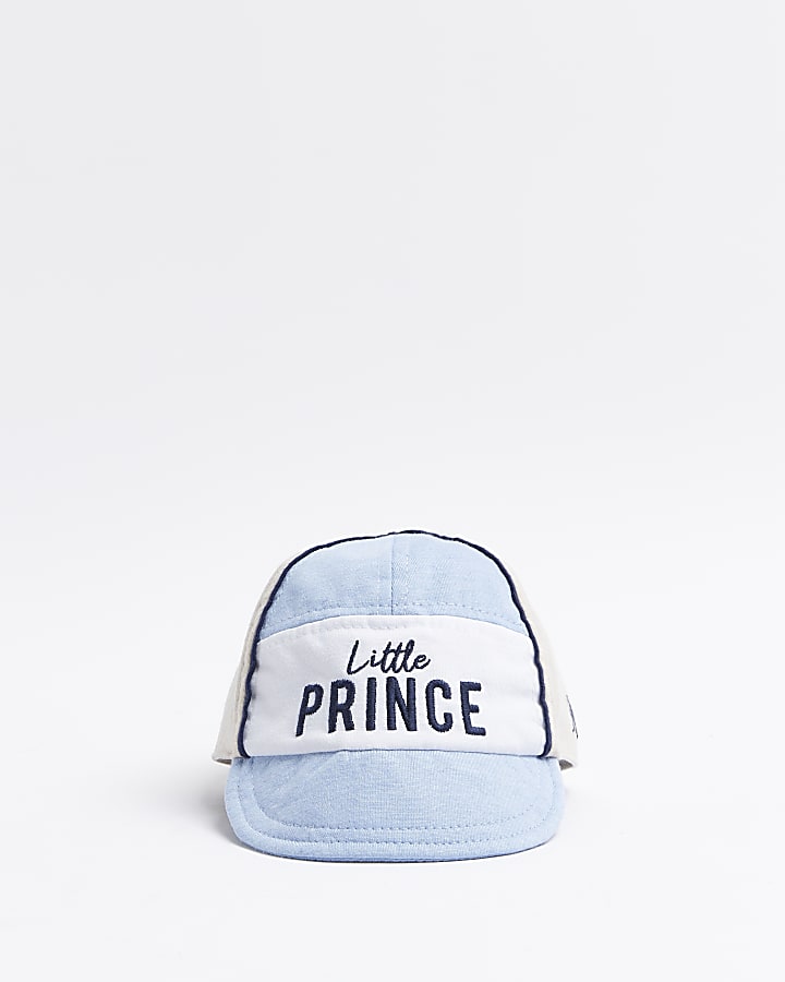 Baby boys blue 'Little Prince' cap