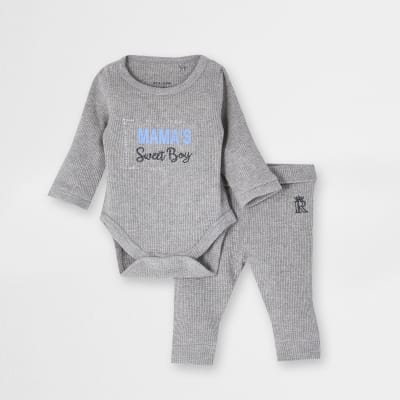 baby boy grey outfit