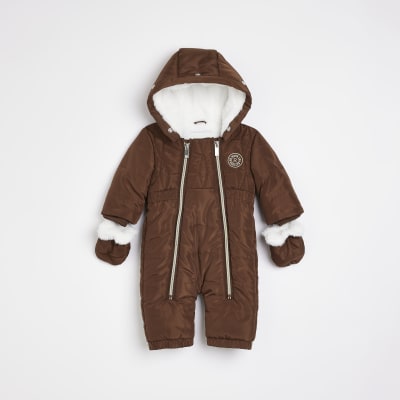 Baby snowsuit best sale river island