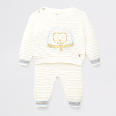 cream baby jumper