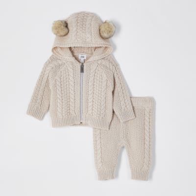 newborn cream cardigan