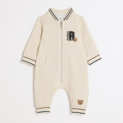 Burberry baby hot sale sleepsuit