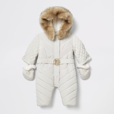 river island baby boy snowsuit