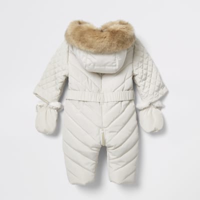 baby padded snowsuit