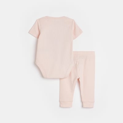 Baby girl Pink Fathers Day Set River Island